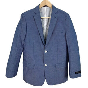 NWT Boy’s Tommy Hilfiger Legacy Blazer Suit Jacket Size 20 Striped Lined Dressy